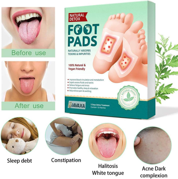 Deep Cleansing Natural Herbs Patches | Helps in Weight Loss, Stress relief & more via Toxin Removal for Men & Women (2x5 packs) BUY 1 GET 1 FREE