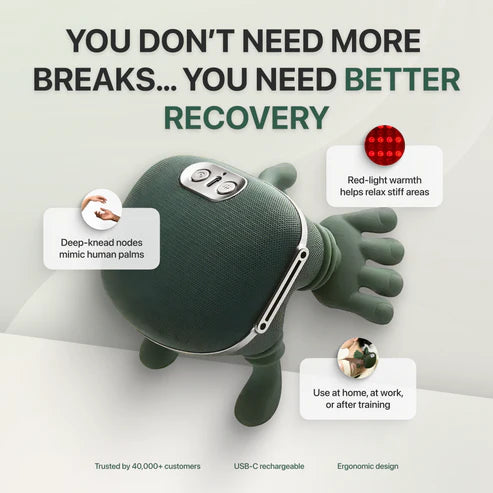 Neck & Back Massager with Heat Therapy