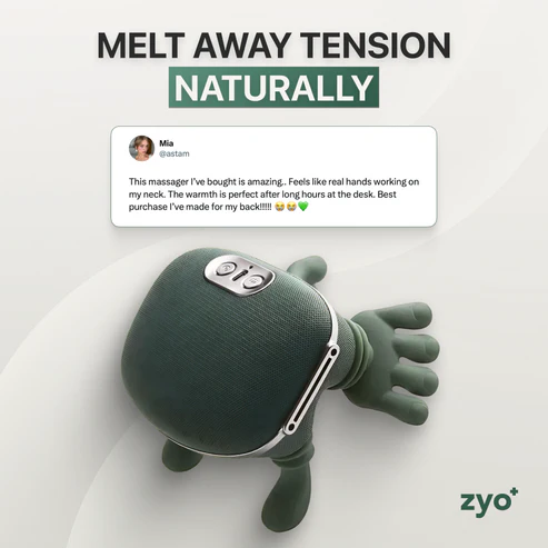 Neck & Back Massager with Heat Therapy